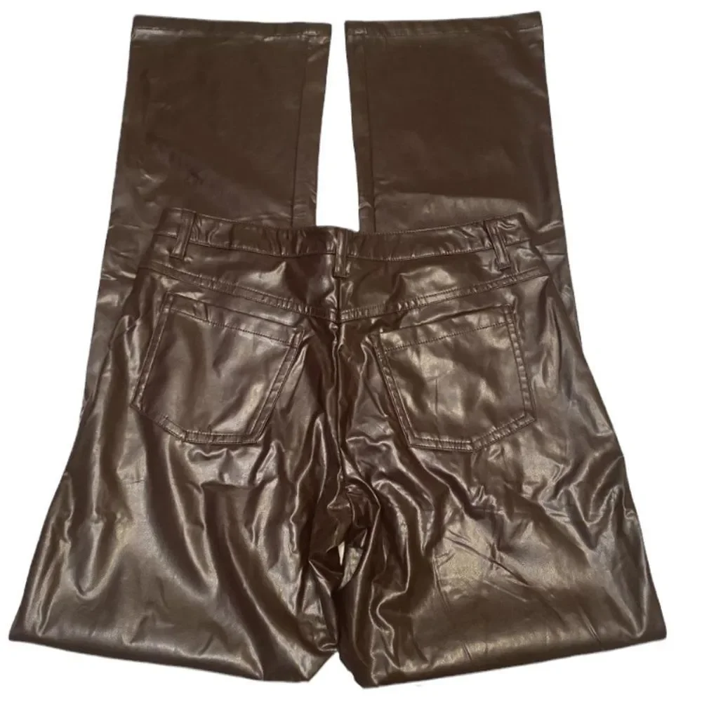 Vintage ‘90’s T.E.A. Faux Leather Jean Style Pants - Picture 3 of 4